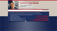 Desktop Screenshot of connecticutstatemarshal.com